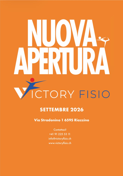 Nuova apertura Victory Fisio